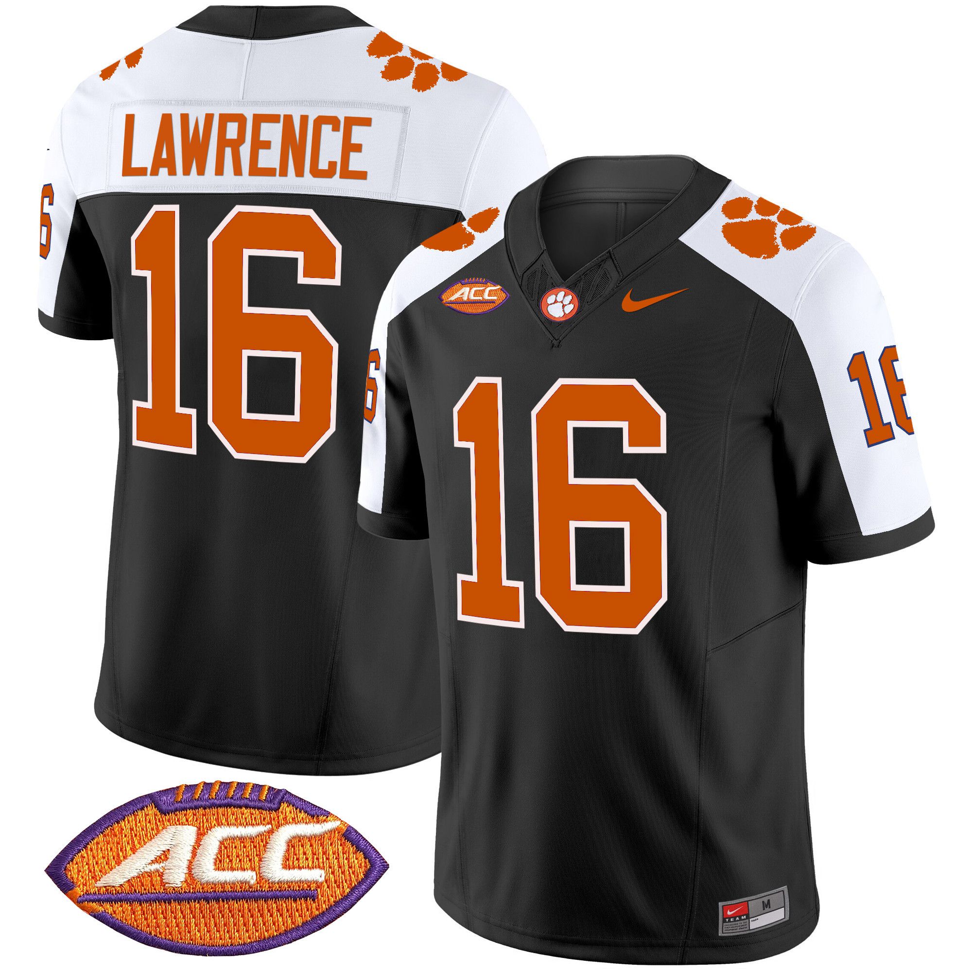 Men Clemson Tigers #16 Lawrence Black 2024 Nike Vapor Limited NCAA Jersey